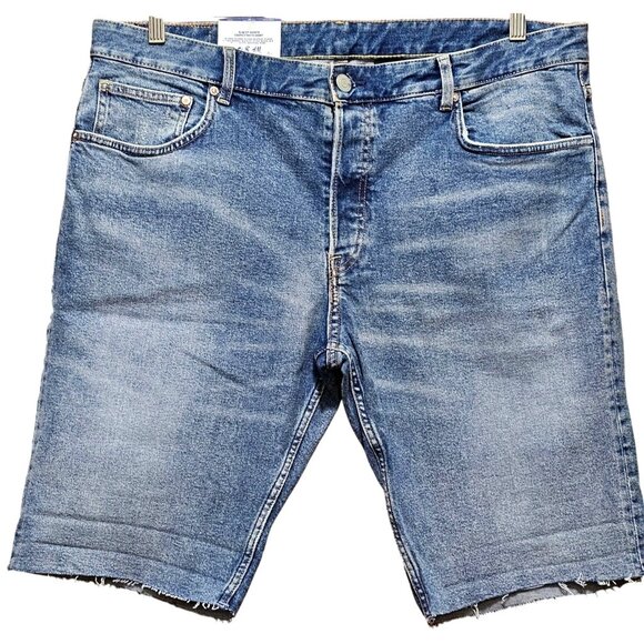 Slim Fit Mens Denim Shorts By‎ H&M Size 38 - Picture 1 of 12
